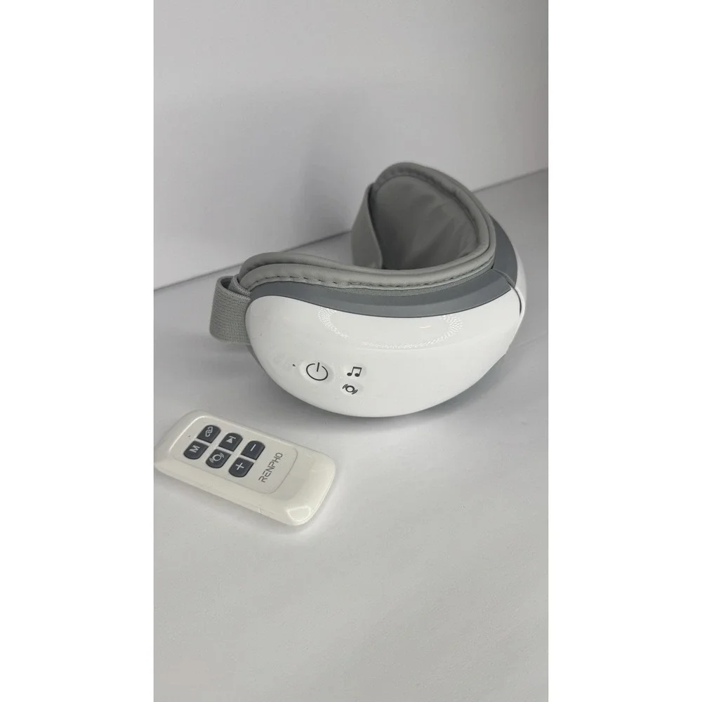 RENPHO Electric Eye Massager Bluetooth Music No Charger Tested and Working